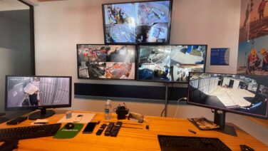 Sistema de monitoramento remoto do projeto de segurança eletrônica da Atix